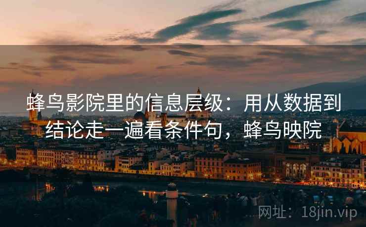 蜂鸟影院里的信息层级：用从数据到结论走一遍看条件句，蜂鸟映院  第1张